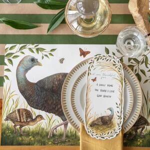 Hester & Cook Heritage Hen Pad of 24 Paper Placemats NWT